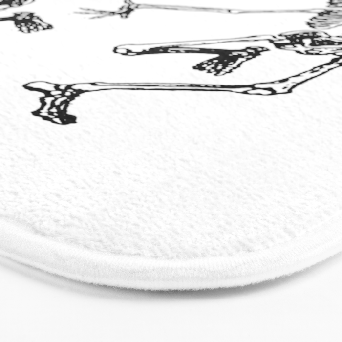 Duo Dancing Skeleton Bath Mat Gallery Image 3