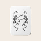 Duo Dancing Skeleton Bath Mat Gallery Image 1