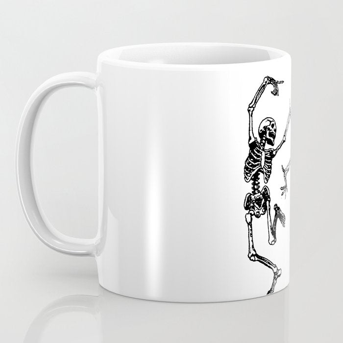 Duo Dancing Skeleton Coffee Mug Gallery Image 3
