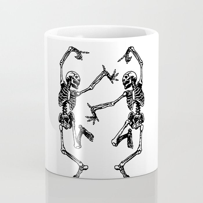 Duo Dancing Skeleton Coffee Mug Gallery Image 4