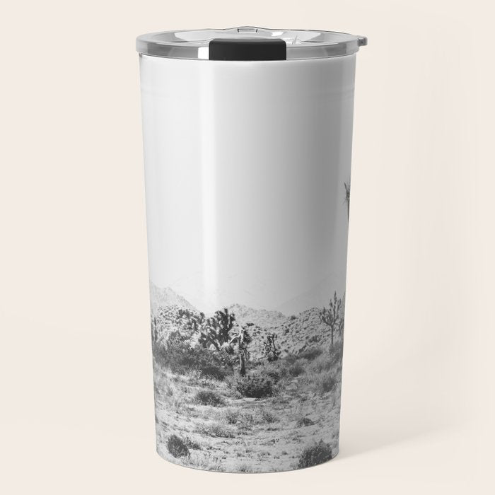Joshua Tree Monochrome, No. 1 Travel Mug Gallery Image 1