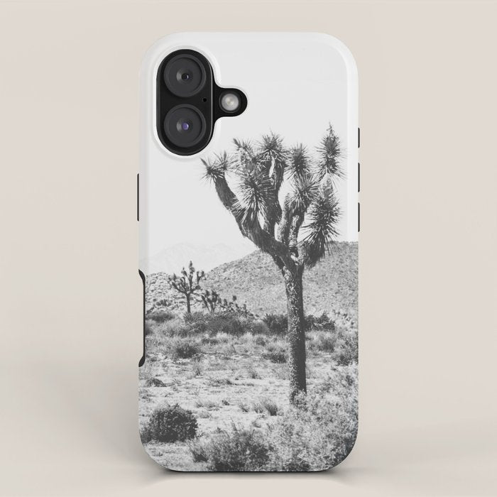 Joshua Tree Monochrome, No. 1 iPhone Case Gallery Image 1