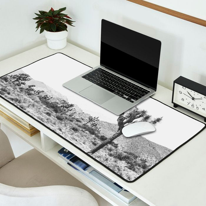 Joshua Tree Monochrome, No. 1 Desk Mat Gallery Image 2