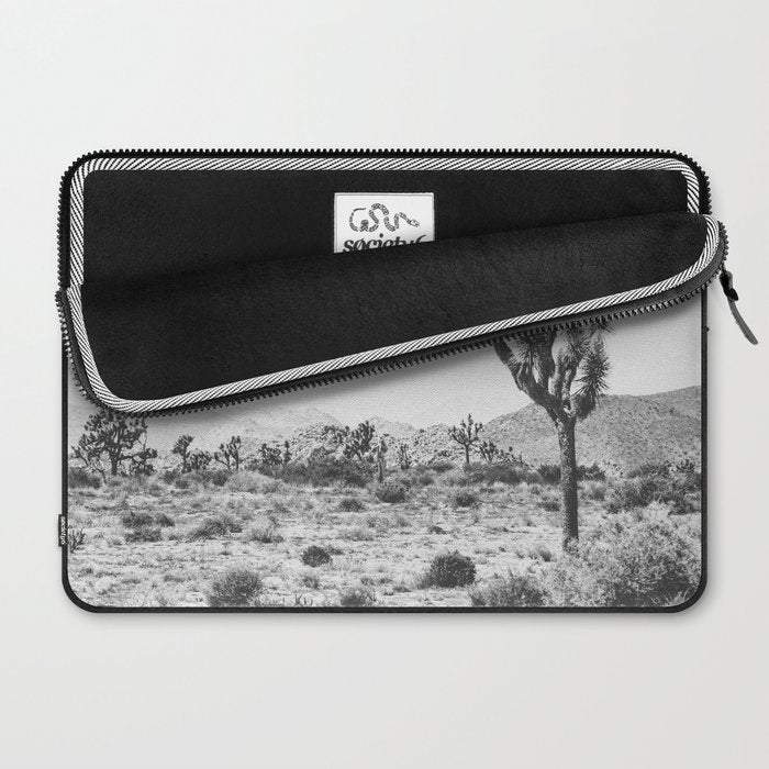 Joshua Tree Monochrome, No. 1 Laptop Sleeve Gallery Image 2