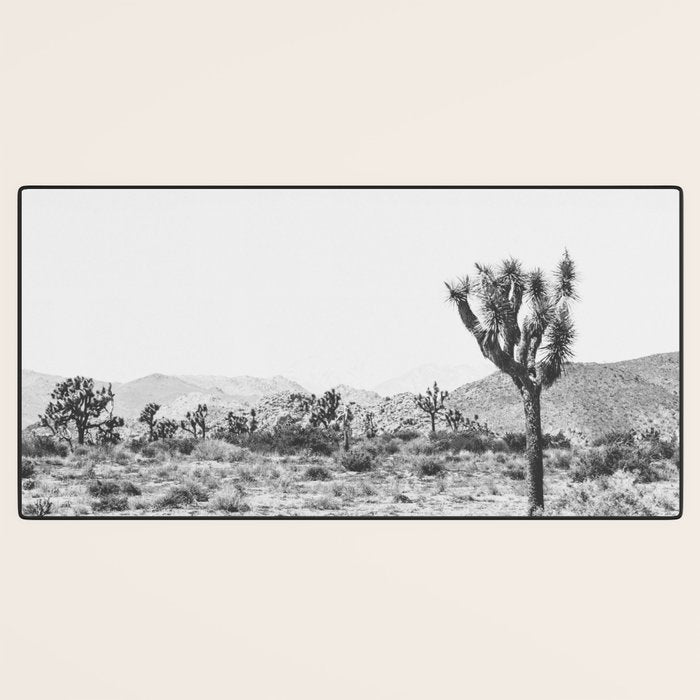 Joshua Tree Monochrome, No. 1 Desk Mat Gallery Image 3