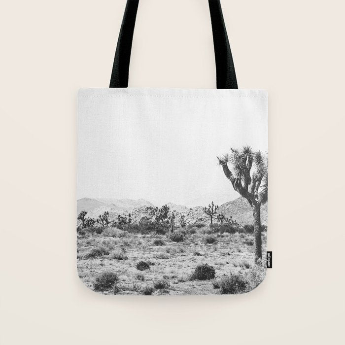 Joshua Tree Monochrome, No. 1 Tote Bag Gallery Image 1
