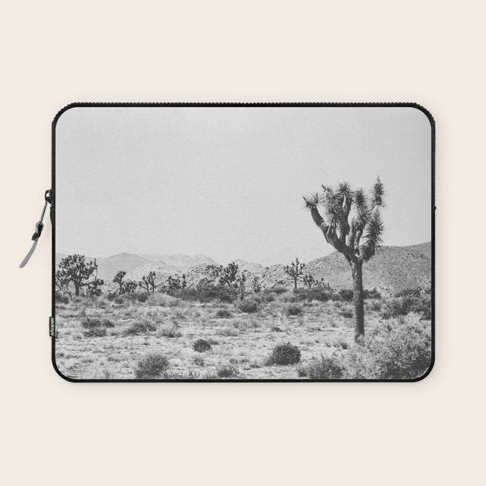 Joshua Tree Monochrome, No. 1 Laptop Sleeve Gallery Image 1