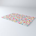 Wild Botanica Bloom - Romantic Abstract Floral Pattern Rug Gallery Image 3