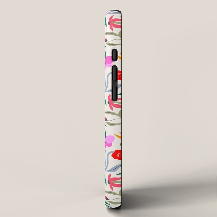 Wild Botanica Bloom - Romantic Abstract Floral Pattern iPhone Case Gallery Image 2