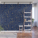 Pattern mystic celestial dark A Wall Mural Gallery Image 1