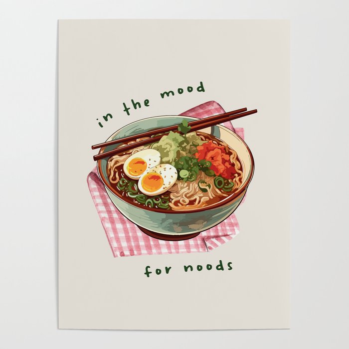 In The Mood for Noods Kitchen Print Poster Gallery Image 4
