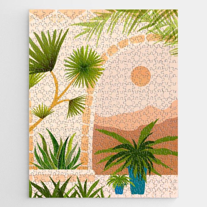 Dreamy Desert View Villa Series Jigsaw Puzzle Gallery Image 1