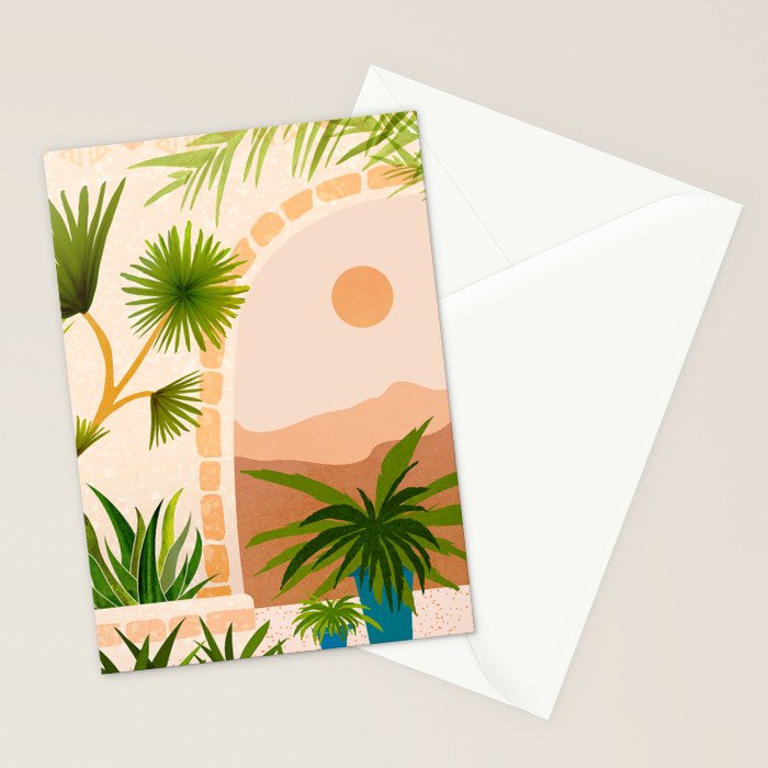 Dreamy Desert View Villa Series Stationery Card Gallery Image 2