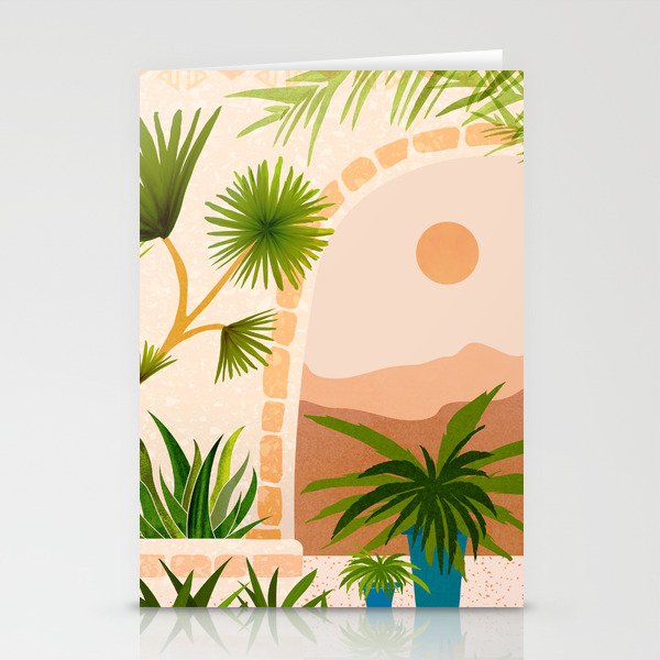 Dreamy Desert View Villa Series Stationery Card Gallery Image 2