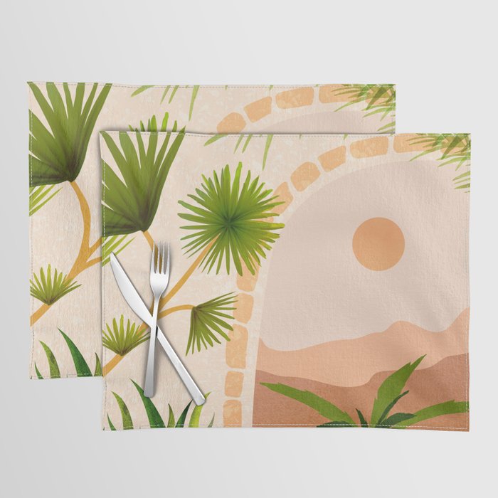 Dreamy Desert View Villa Series Placemat Gallery Image 1
