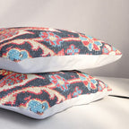 Antique Persian Heriz Carpet Print Pillow Sham Gallery Image 3