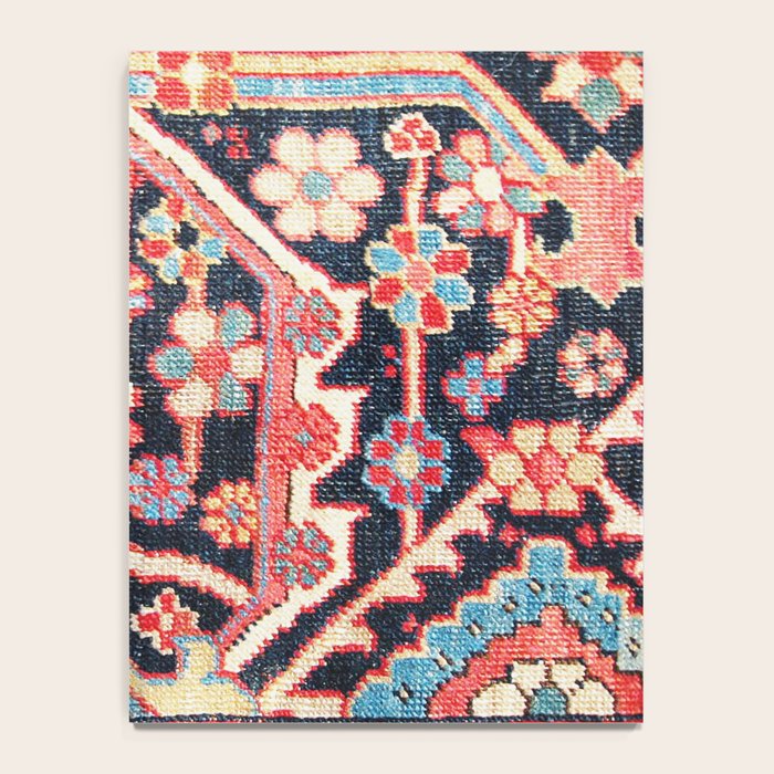 Antique Persian Heriz Carpet Print Notebook Gallery Image 4