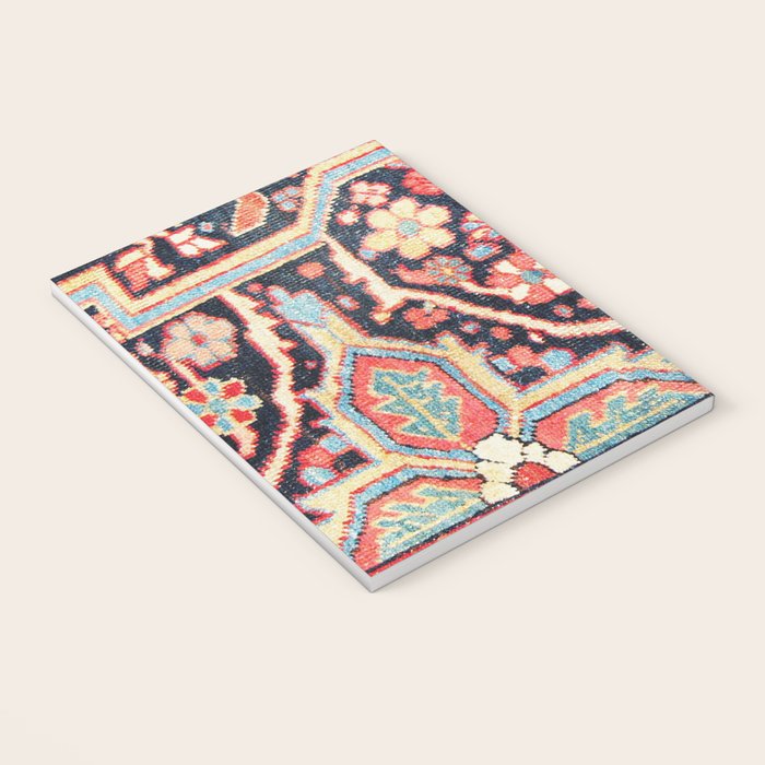 Antique Persian Heriz Carpet Print Notebook Gallery Image 3