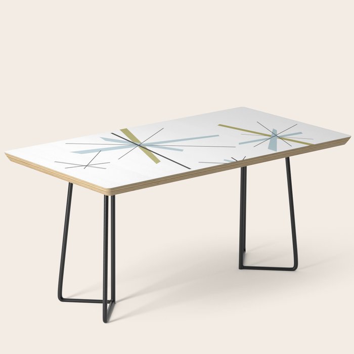 Retro Atomic Age Pattern Coffee Table Gallery Image 1