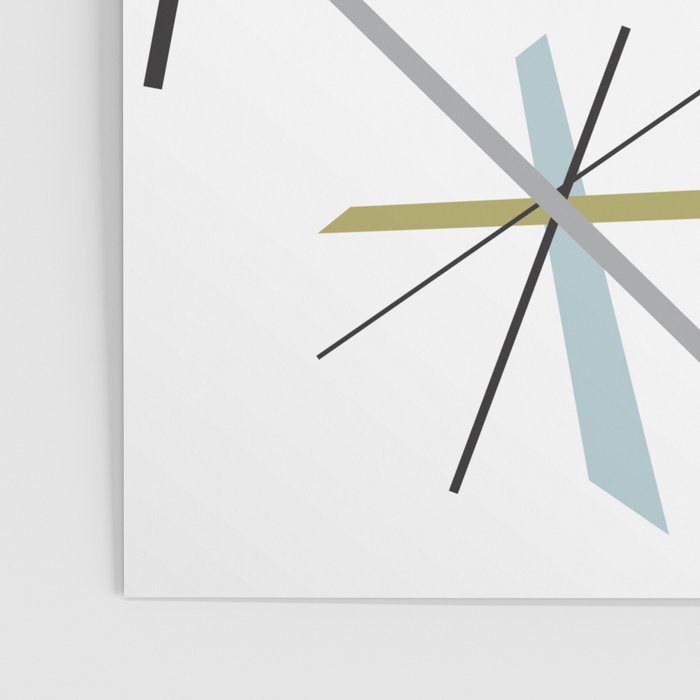 Retro Atomic Age Pattern Poster Gallery Image 3