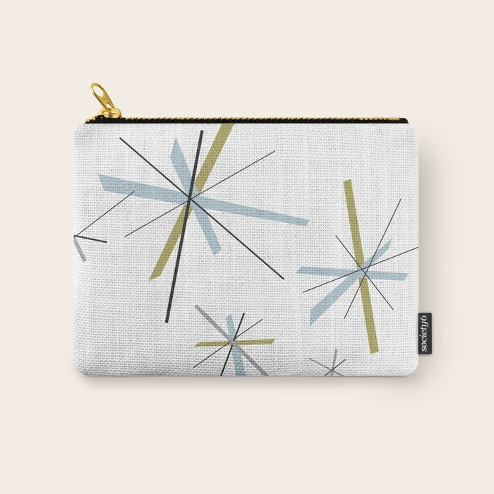 Retro Atomic Age Pattern Carry All Pouch Gallery Image 1