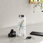 Retro Atomic Age Pattern Water Bottle Gallery Image 4