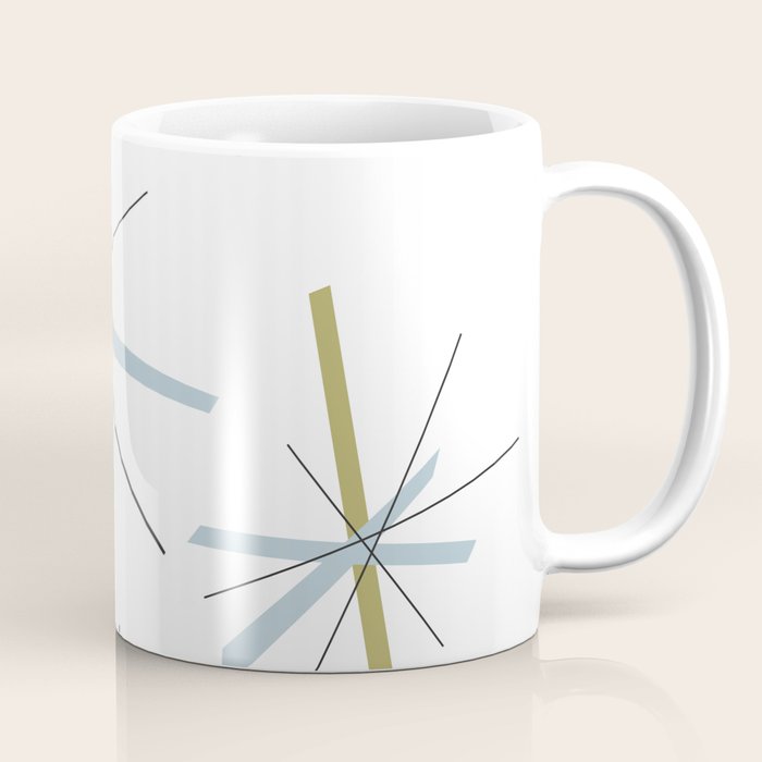 Retro Atomic Age Pattern Coffee Mug Gallery Image 1