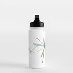 Retro Atomic Age Pattern Water Bottle Gallery Image 3