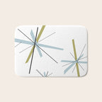 Retro Atomic Age Pattern Bath Mat Gallery Image 1