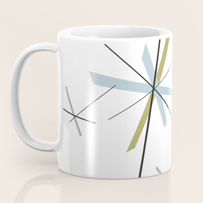 Retro Atomic Age Pattern Coffee Mug Gallery Image 3