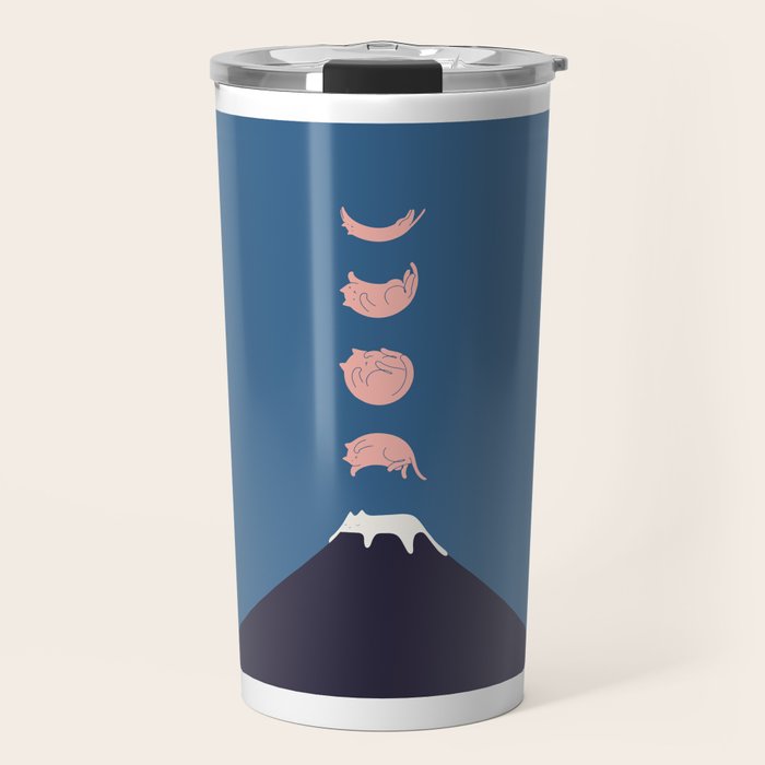 Cat Landscape 73 Travel Mug Gallery Image 1