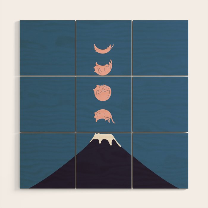 Cat Landscape 73 Wood Wall Art Gallery Image 1