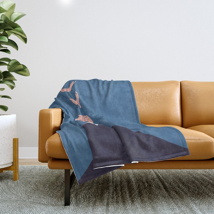 Cat Landscape 73 Throw Blanket Gallery Image 1