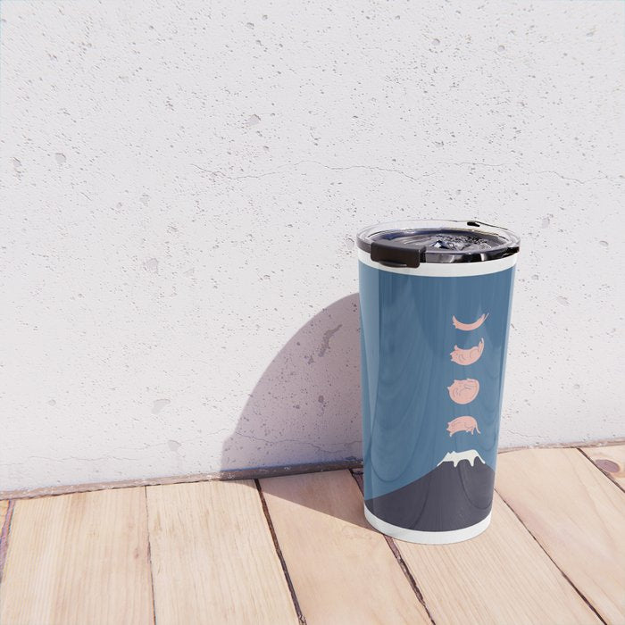 Cat Landscape 73 Travel Mug Gallery Image 4
