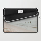 At the Beach 25 - Pastel Beach - Minimal - People - Ocean - Sea Travel photography Laptop Sleeve Gallery Image 2