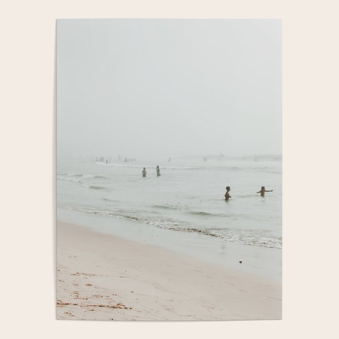 At the Beach 25 - Pastel Beach - Minimal - People - Ocean - Sea Travel photography Poster Gallery Image 4