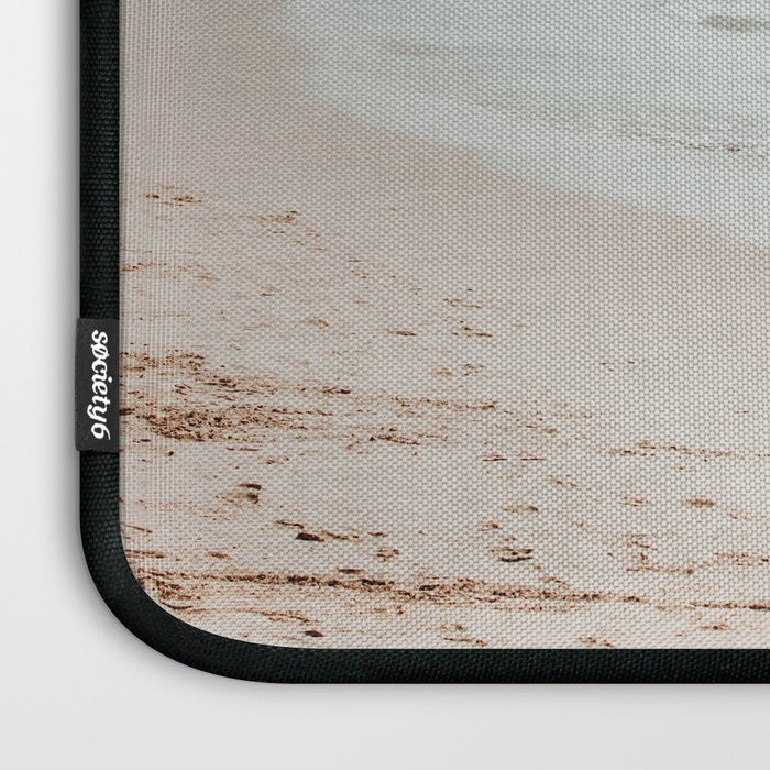 At the Beach 25 - Pastel Beach - Minimal - People - Ocean - Sea Travel photography Laptop Sleeve Gallery Image 3