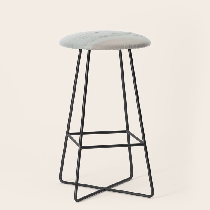 At the Beach 25 - Pastel Beach - Minimal - People - Ocean - Sea Travel photography Stool Gallery Image 1