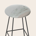At the Beach 25 - Pastel Beach - Minimal - People - Ocean - Sea Travel photography Stool Gallery Image 2