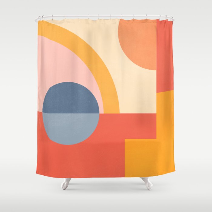 Abstract Geometric Shapes 31 Shower Curtain Gallery Image 1