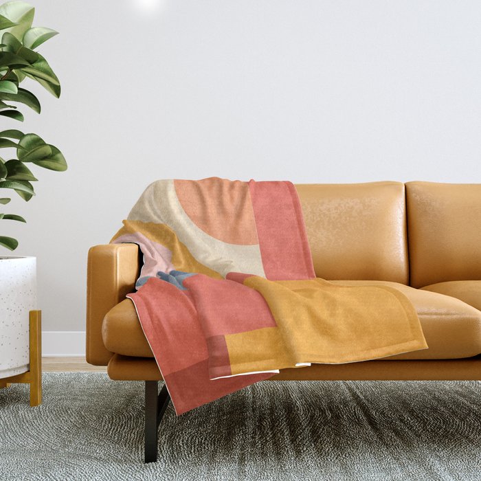 Abstract Geometric Shapes 31 Throw Blanket Gallery Image 1