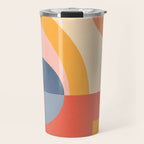 Abstract Geometric Shapes 31 Travel Mug Gallery Image 1