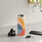 Abstract Geometric Shapes 31 Water Bottle Gallery Image 5