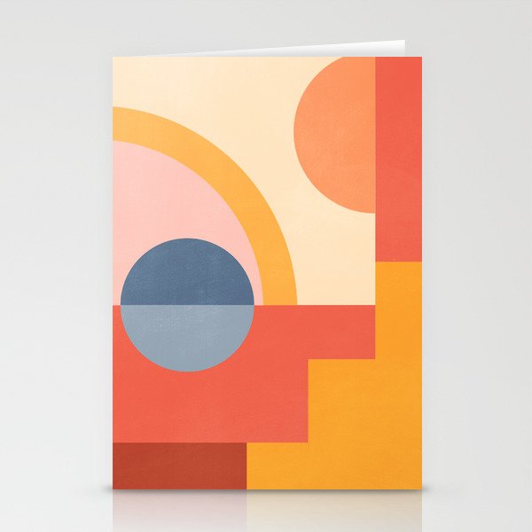Abstract Geometric Shapes 31 Stationery Card Gallery Image 1