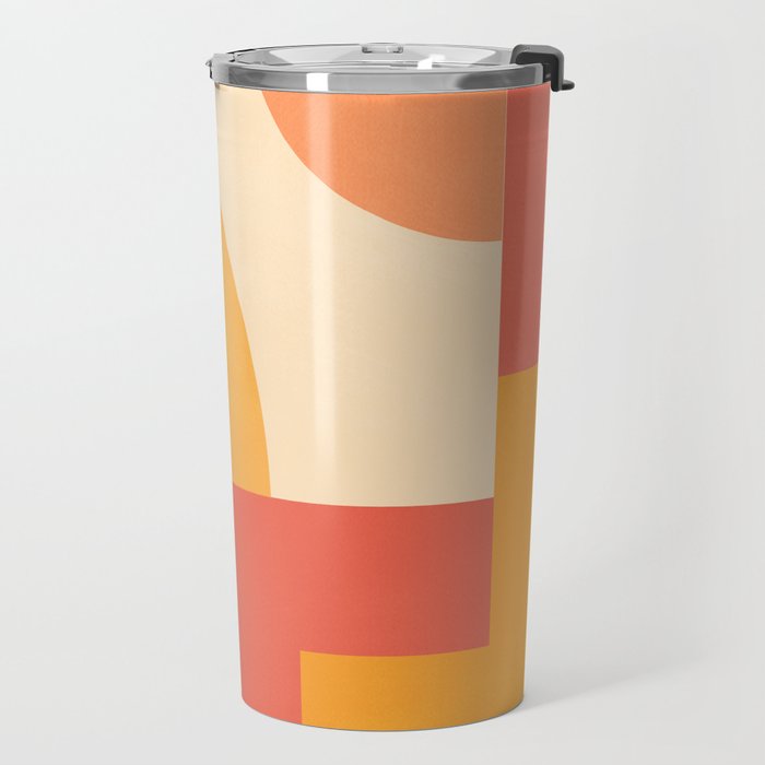 Abstract Geometric Shapes 31 Travel Mug Gallery Image 2