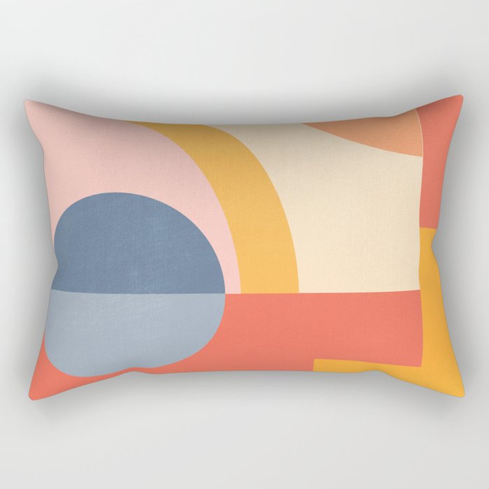 Abstract Geometric Shapes 31 Rectangular Pillow Gallery Image 1