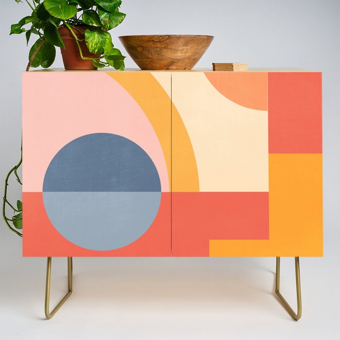 Abstract Geometric Shapes 31 Credenza Gallery Image 1