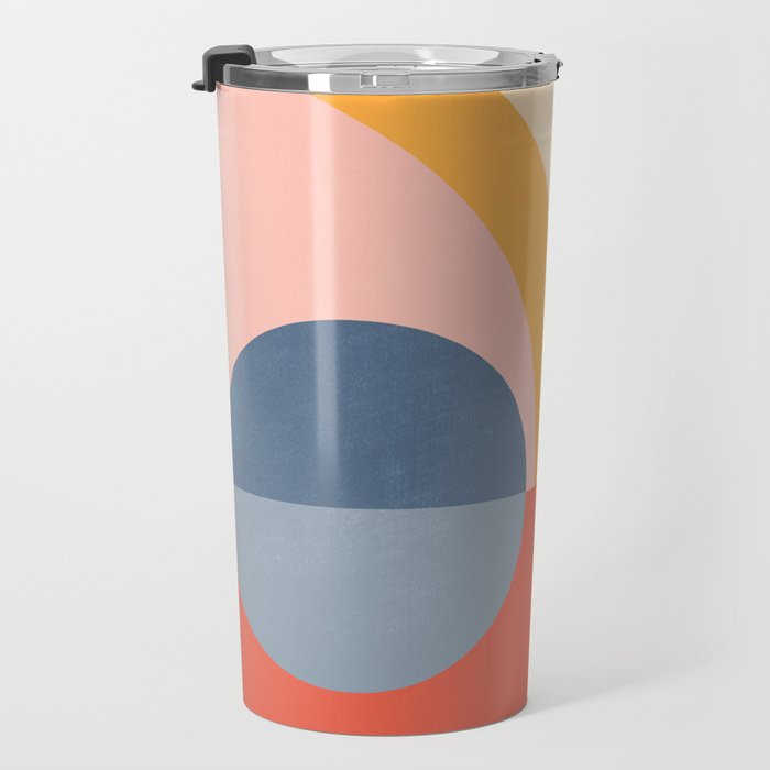Abstract Geometric Shapes 31 Travel Mug Gallery Image 3