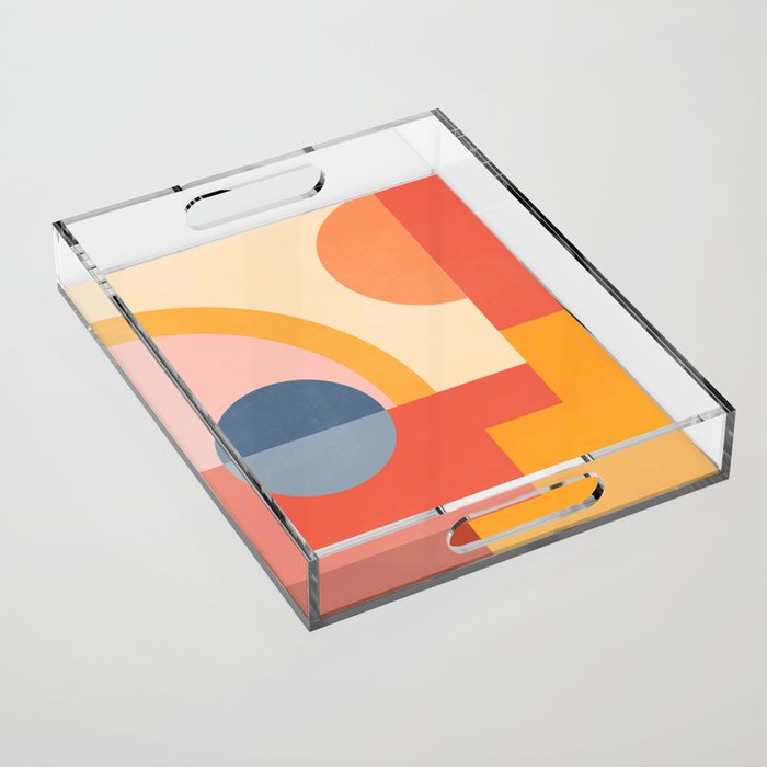 Abstract Geometric Shapes 31 Acrylic Tray Gallery Image 1