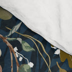 Fall leafy nature dark A Comforter Gallery Image 4